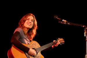Ani DiFranco onstage at the Union Chapel on January 10. Photo: Alessio Paratore Ani DiFranco onstage at the Union Chapel on January 10. Photo: Alessio Paratore