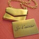 EE For Your Eyes Only Envelope Necklace