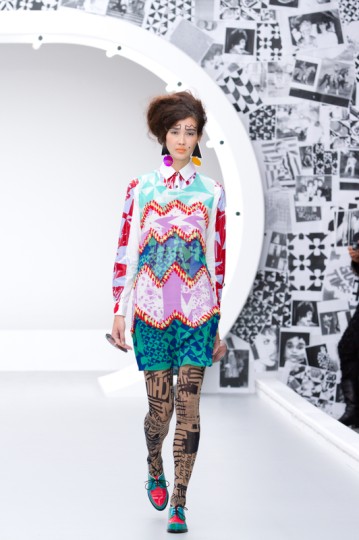 Louise Gray Catwalk for the Summer Season Collections 2013 at London Fashion Week