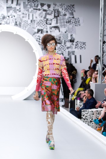 Louise Gray Catwalk for the Summer Season Collections 2013 at London Fashion Week