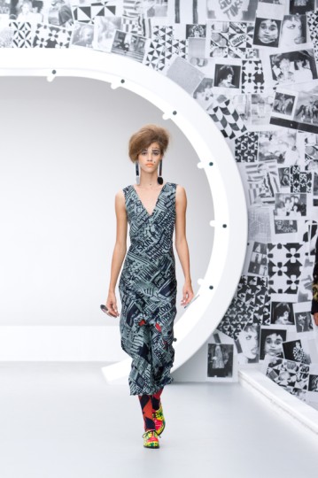 Louise Gray Catwalk for the Summer Season Collections 2013 at London Fashion Week