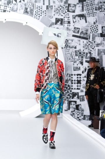 Louise Gray Catwalk for the Summer Season Collections 2013 at London Fashion Week