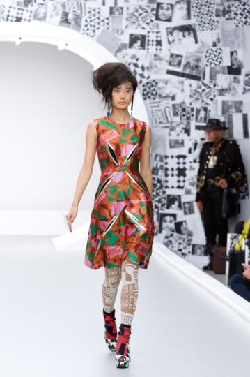 Louise Gray Catwalk for the Summer Season Collections 2013 at London Fashion Week