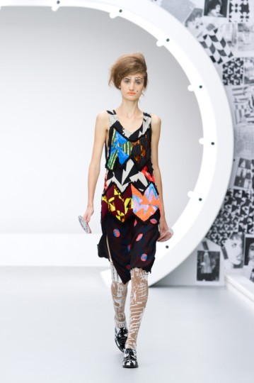 Louise Gray Catwalk for the Summer Season Collections 2013 at London Fashion Week