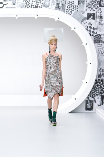 Louise Gray Catwalk for the Summer Season Collections 2013 at London Fashion Week