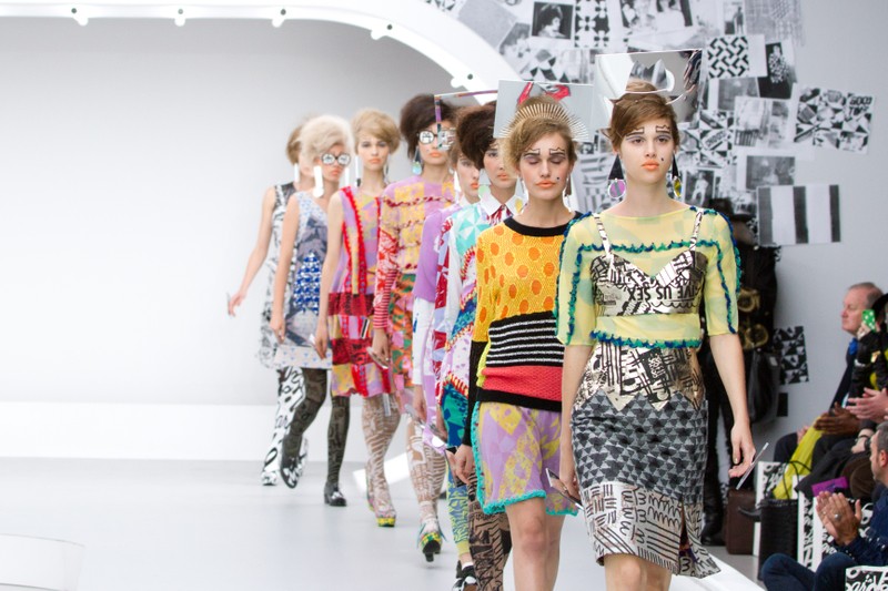 Louise Gray Catwalk for the Summer Season Collections 2013 at London Fashion Week