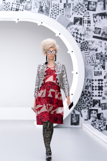 Louise Gray Catwalk for the Summer Season Collections 2013 at London Fashion Week