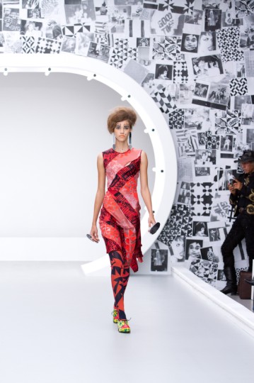 Louise Gray Catwalk for the Summer Season Collections 2013 at London Fashion Week