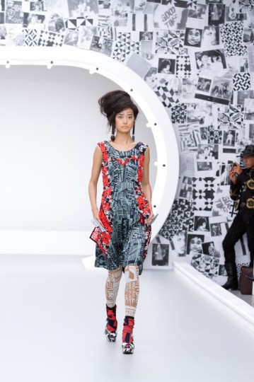 Louise Gray Catwalk for the Summer Season Collections 2013 at London Fashion Week