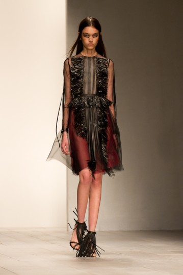 Mario Schwab Autumn Winter Collection Catwalk at London Fashion Week