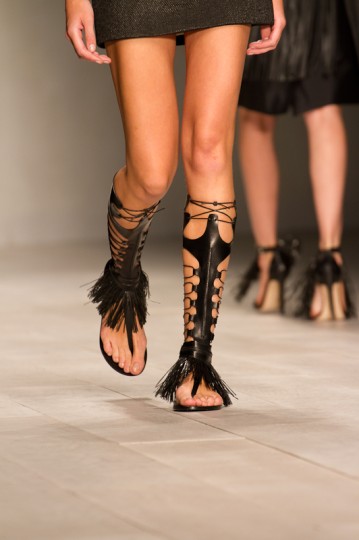 Mario Schwab Autumn Winter Collection Catwalk at London Fashion Week