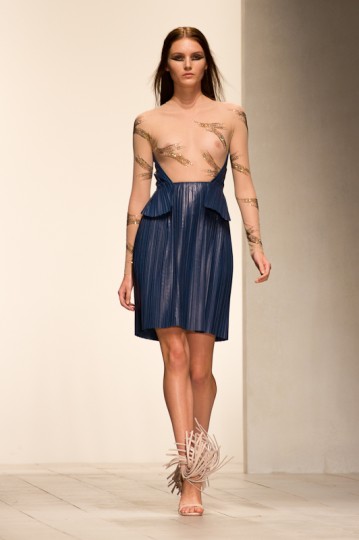Mario Schwab Autumn Winter Collection Catwalk at London Fashion Week