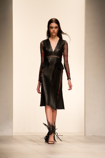 Mario Schwab Autumn Winter Collection Catwalk at London Fashion Week