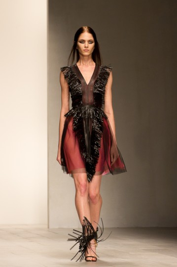 Mario Schwab Autumn Winter Collection Catwalk at London Fashion Week