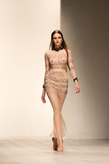 Mario Schwab Autumn Winter Collection Catwalk at London Fashion Week