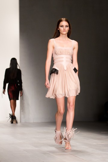 Mario Schwab Autumn Winter Collection Catwalk at London Fashion Week