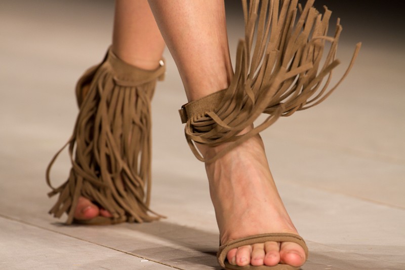 Mario Schwab Autumn Winter Collection Catwalk at London Fashion Week