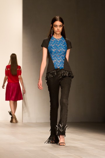 Mario Schwab Autumn Winter Collection Catwalk at London Fashion Week