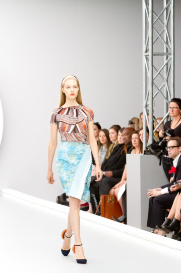 Michael Van Der Ham Catwalk for the Summer Season Collections 2013 at London Fashion Week