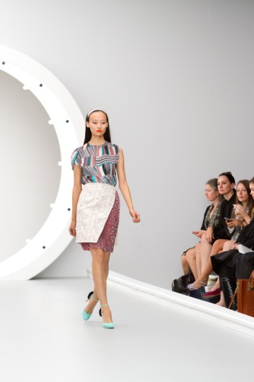 Michael Van Der Ham Catwalk for the Summer Season Collections 2013 at London Fashion Week