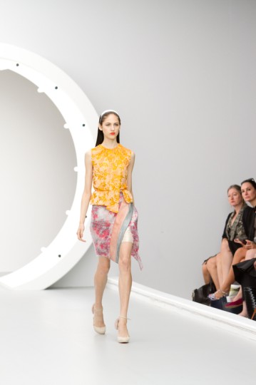 Michael Van Der Ham Catwalk for the Summer Season Collections 2013 at London Fashion Week