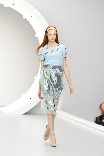 Michael Van Der Ham Catwalk for the Summer Season Collections 2013 at London Fashion Week