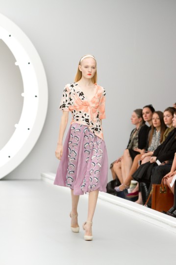 Michael Van Der Ham Catwalk for the Summer Season Collections 2013 at London Fashion Week
