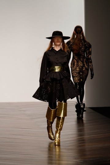 KTZ Catwalk for the London Fashion Week AW13