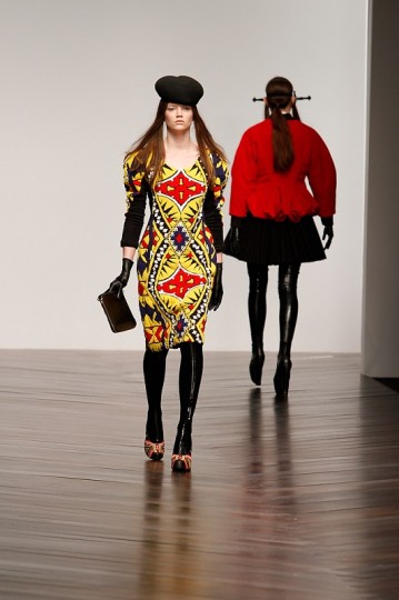 KTZ Catwalk for the London Fashion Week AW13