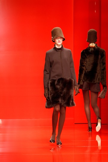 Jasper Conran Catwalk for the London Fashion Week AW13