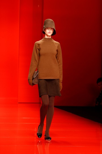 Jasper Conran Catwalk for the London Fashion Week AW13