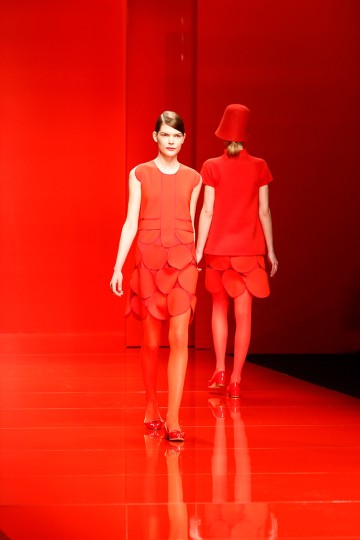 Jasper Conran Catwalk for the London Fashion Week AW13