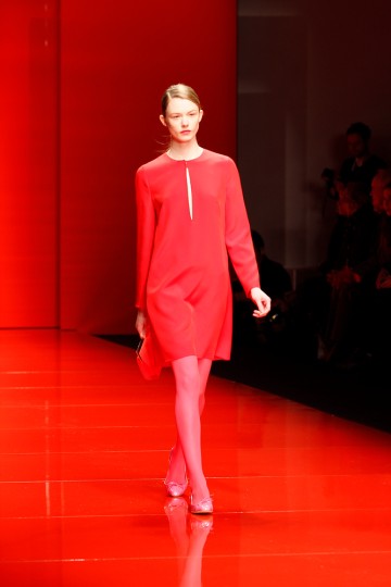 Jasper Conran Catwalk for the London Fashion Week AW13
