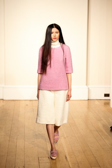 J JS Lee Autumn Winter 2013 Collection at London Fashion Week