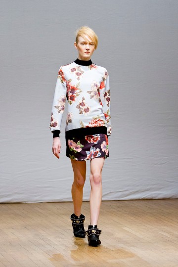 Clements Ribeiro Catwalk for the London Fashion Week AW13