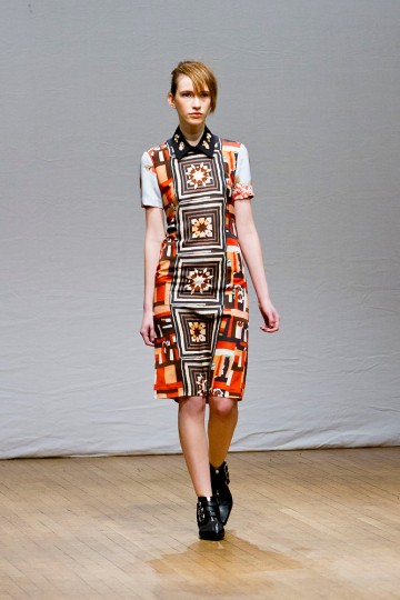Clements Ribeiro Catwalk for the London Fashion Week AW13