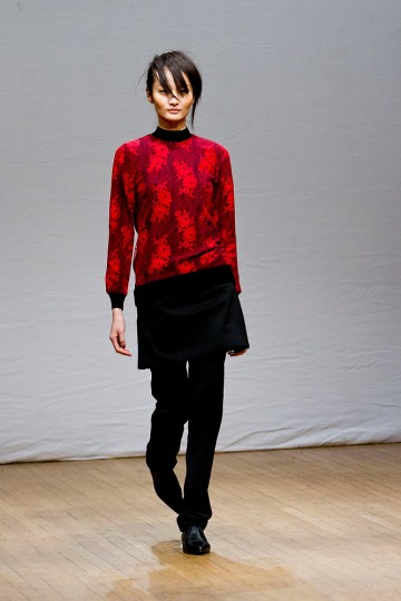 Clements Ribeiro Catwalk for the London Fashion Week AW13