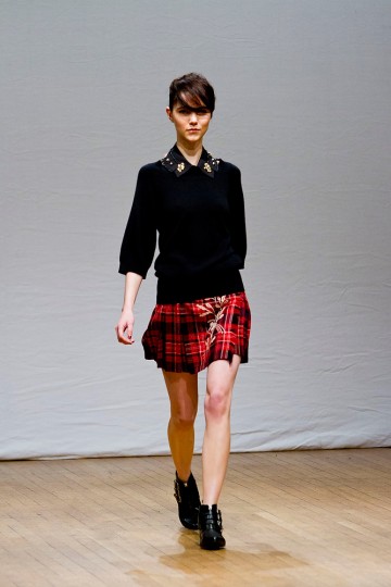 Clements Ribeiro Catwalk for the London Fashion Week AW13