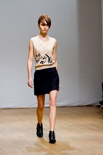 Clements Ribeiro Catwalk for the London Fashion Week AW13