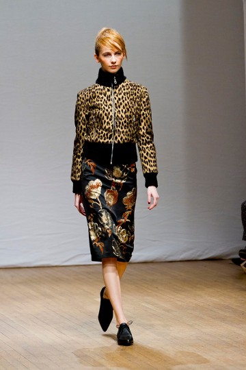 Clements Ribeiro Catwalk for the London Fashion Week AW13