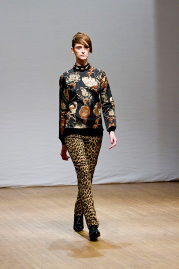 Clements Ribeiro Catwalk for the London Fashion Week AW13