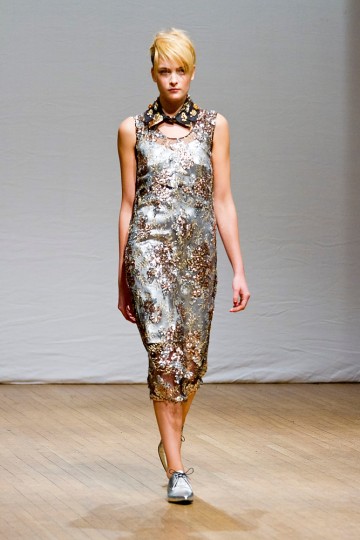 Clements Ribeiro Catwalk for the London Fashion Week AW13