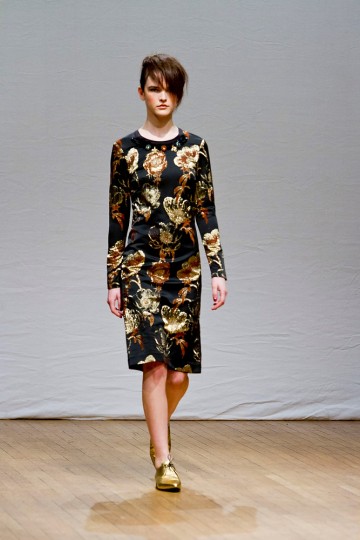 Clements Ribeiro Catwalk for the London Fashion Week AW13