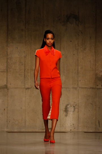 Claire Barrow in the London Fashion Week AW13 - Fashion East Catwalk