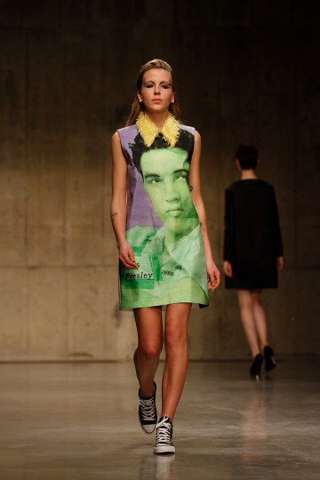 Claire Barrow in the London Fashion Week AW13 - Fashion East Catwalk