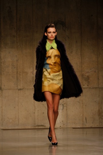 Claire Barrow in the London Fashion Week AW13 - Fashion East Catwalk