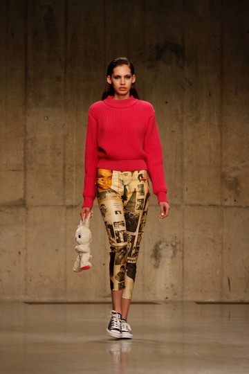 Claire Barrow in the London Fashion Week AW13 - Fashion East Catwalk