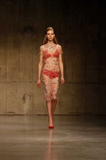 Claire Barrow in the London Fashion Week AW13 - Fashion East Catwalk