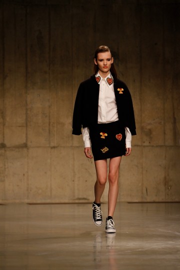 Claire Barrow in the London Fashion Week AW13 - Fashion East Catwalk