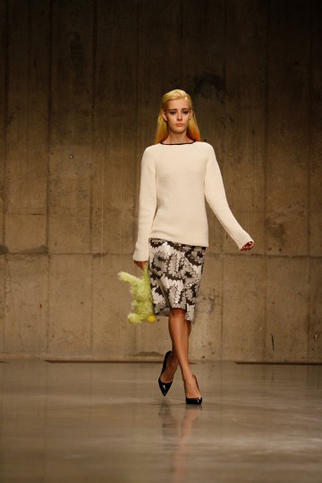 Claire Barrow in the London Fashion Week AW13 - Fashion East Catwalk